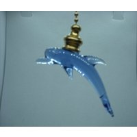 Blauer Delfin Leichtes Ziehen von KeyWestGlassblower