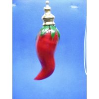 Rote Glas Pfeffer Ventilator Ziehen von KeyWestGlassblower