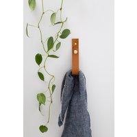Leder Schnappwand Haken Schnappverschluss - Minimal, Modernes Dekor Design Gurt Zum Aufhängen Von Baseballkappen, Taschen & Handtuchhalter Im von Keyaiira