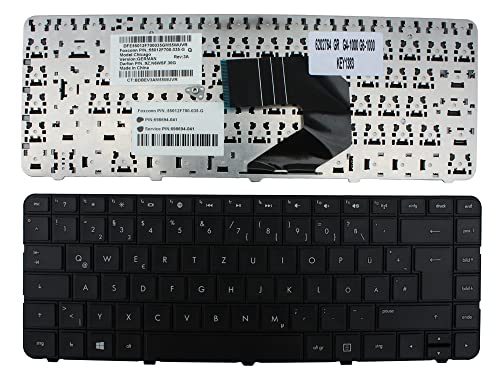 Keyboards4Laptops Deutsch Schwarz Windows 8 kompatible Ersatz Tastatur kompatibel mit HP 9Z.N6WSF.30G von Keyboards4Laptops