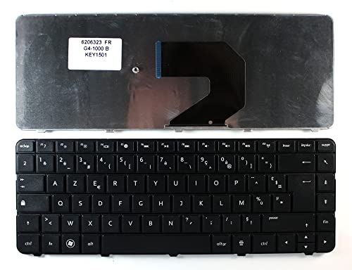 Keyboards4Laptops Französisch Schwarz kompatible Ersatz Tastatur kompatibel mit Compaq Presario CQ57-301SD von Keyboards4Laptops