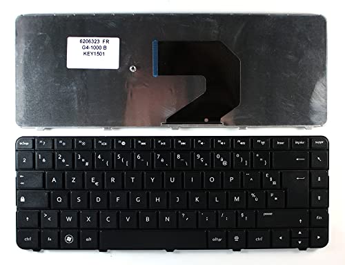 Keyboards4Laptops Französisch Schwarz kompatible Ersatz Tastatur kompatibel mit Compaq Presario CQ57-318SO von Keyboards4Laptops