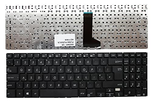 Keyboards4Laptops Vereinigtes Königreich Schwarz Windows 8 kompatible Ersatz Tastatur kompatibel mit Asus AsusPro Essential PU551LA von Keyboards4Laptops
