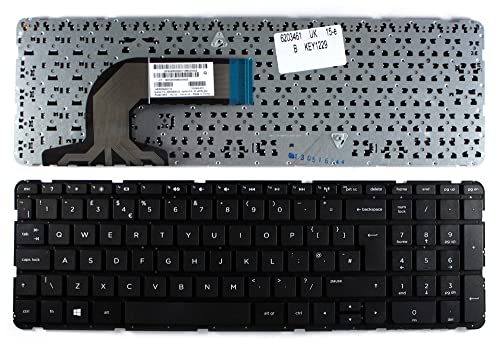 Keyboards4Laptops Vereinigtes Königreich Schwarz Windows 8 kompatible Ersatz Tastatur kompatibel mit HP Pavilion 15-E006SA von Keyboards4Laptops