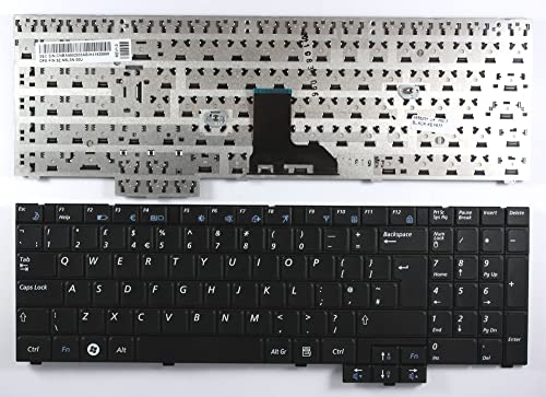 Laptop-Tastatur für Samsung R540-JS0A, Samsung R540-JS0ADE, Samsung R540-JS0B, Samsung R620, Samsung R620-63G, Schwarz von Keyboards4Laptops