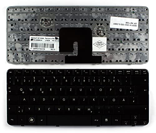 Keyboards4Laptops kompatibel Deutsch Gestaltung Glänzend Schwarz Laptop Tastatur Ersatz für HP Pavilion DV2-1140EB von Keyboards4Laptops