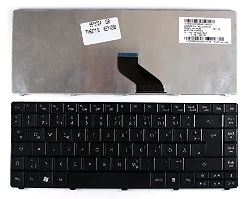 Acer TravelMate 8371-8818 schwarz Version 3 (Bitte Bild beachten) DE Tastatur Ersatz Laptop Tastatur von Power4Laptops