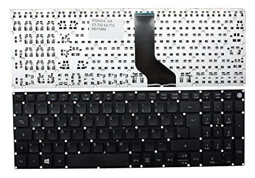 Keyboards4Laptops kompatibel Deutsch Gestaltung Schwarz Windows 8 Laptop Tastatur Ersatz für Acer Aspire V3-574G von Keyboards4Laptops