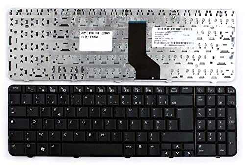 Keyboards4Laptops kompatibel Französisch Gestaltung Schwarz Laptop Tastatur Ersatz für Compaq Presario CQ60-202TU von Keyboards4Laptops