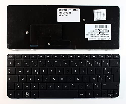 Keyboards4Laptops kompatibel Französisch Gestaltung Schwarz Laptop Tastatur Ersatz für HP Mini 110-3541TU von Keyboards4Laptops