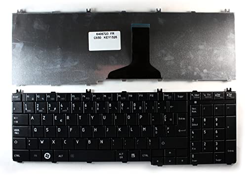 Keyboards4Laptops kompatibel Französisch Gestaltung Schwarz Laptop Tastatur Ersatz für Toshiba Satellite C660-118 von Keyboards4Laptops