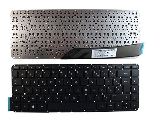 Keyboards4Laptops kompatibel Französisch Gestaltung Schwarz Windows 8 Laptop Tastatur Ersatz für HP Pavilion 13-p101la von Keyboards4Laptops
