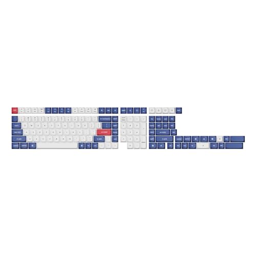 Keychron Blue and White Keycaps Double Shot PBT OSA Full Set Tastenkappen ANSI von Keychron