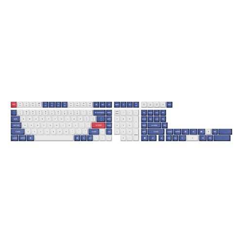 Keychron Blue and White Keycaps Double Shot PBT OSA Full Set Tastenkappen ANSI von Keychron