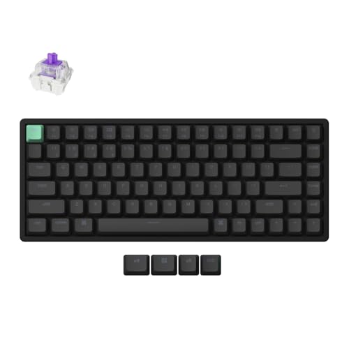 Keychron K2 HE 75% TKL ANSI Wireless Mechanische Tastatur mit Magnet-Schaltern & Hot-Swap - Aluminiumrahmen, Bluetooth/2.4GHz/USB-C RGB-Beleuchtung QMK-Programmierung für Mac/Win von Keychron