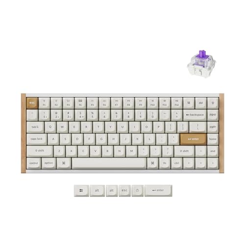 Keychron K2 HE Rapid Trigger Wireless Custom Mechanische Tastatur mit Hall-Effekt Gateron Doppelschienen-Magnetschalter, 2,4 GHz QMK Bluetooth 5.2 RGB Kompatibel mit Mac Windows Linux (Aluminium + Keychron K2 HE Rapid Trigger Wireless Custom Mechanische Tastatur mit Hall-Effekt Gateron Doppelschienen-Magnetschalter, 2,4 GHz QMK Bluetooth 5.2 RGB Kompatibel mit Mac Windows Linux (Aluminium + von Keychron