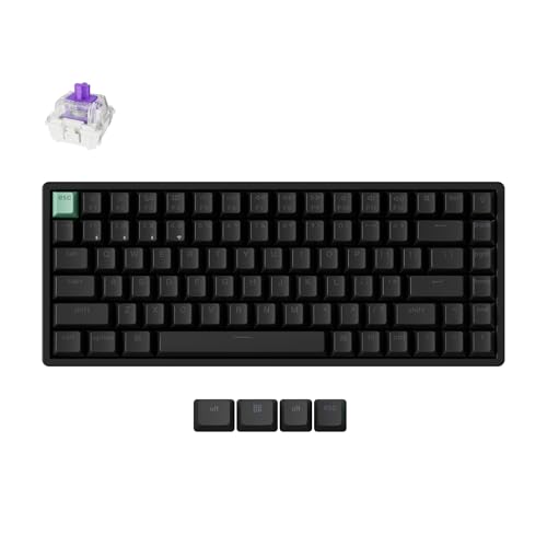 Keychron K2 HE Rapid Trigger Wireless Custom Mechanische Tastatur mit Hall-Effekt Gateron Doppelschienen-Magnetschalter, QMK 2,4 GHz Bluetooth 5.2 RGB Kompatibel mit Mac Windows Linux - Aluminium von Keychron