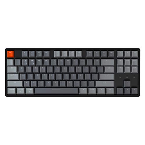 Keychron K8 Tenkeyless US-Layout Bluetooth Wireless Mechanical Keyboard RGB-Hintergrundbeleuchtung Multitasking Type-C Wired Gaming Keyboard mit Gateron Brown Switch, Aluminiumrahmen Keychron K8 Tenkeyless US-Layout Bluetooth Wireless Mechanical Keyboard RGB-Hintergrundbeleuchtung Multitasking Type-C Wired Gaming Keyboard mit Gateron Brown Switch, Aluminiumrahmen von Keychron