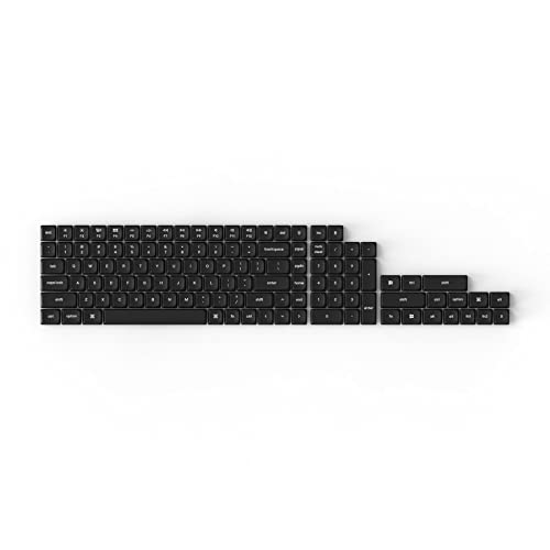 Keychron Low-Profile Double Shot PBT Tastenkappen-Set – Schwarz von Keychron