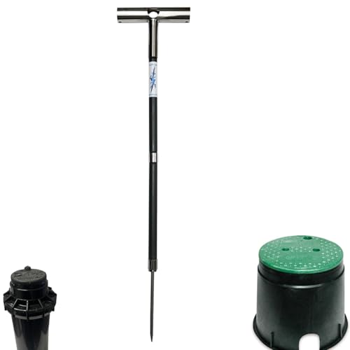Keyfit Tools Lightning Rod HeadHound Sprinklerkopf-Ventilbox-Finder finden und finden Sie vergrabene Ventilboxen und Sprinklerköpfe, funktioniert hervorragend für Sprinklersystem-Startups mit von Keyfit Tools