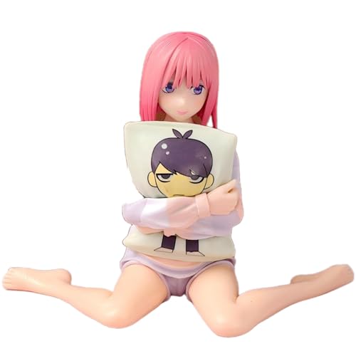 Keyhvao Anime-Figur, 11 cm, Modellstatuen, Nakano Ichika, Nin, Miku, Yotsuba, Itsuki Figuren, niedliche Dekoration, PVC-Material, Geschenke für Fans und Freunde, Unisex (Nakano Nin) von Keyhvao