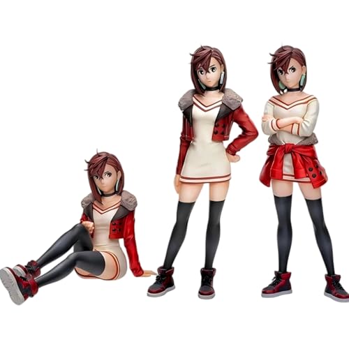 Keyhvao Ayase Momo Figur drei Stile Modell Statue Dan Da Dan Anime Figuren PVC Material Desktop Dekoration Geschenke für Fans und Freunde (3 Stück) von Keyhvao