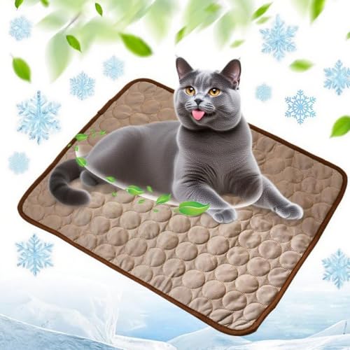 KeyoGoS 2025 New Dog Cooling Matt, 2025 Neue Selfkühlungspad für Hunde und Katzen, keine Kühlung oder Kühlung für Hunde im heißen Sommer (A, XL 100 x 70 cm) von KeyoGoS