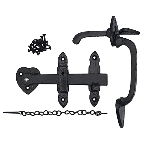 Keypak 051103N (Thumb Lever) With Locking Pin Doppelseitiger Torzugang, Antik-Schwarz, 11.5 cm20.0 cm4.5 cm von Keypak