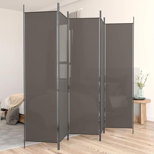 Keyroto 5-TLG Paravent Raumteiler Innen Raumteiler Trennwand Paravent Outdoor Paravent Balkon Stoff Anthrazit 250x220 cm Keyroto 5-TLG Paravent Raumteiler Innen Raumteiler Trennwand Paravent Outdoor Paravent Balkon Stoff Anthrazit 250x220 cm von Keyroto