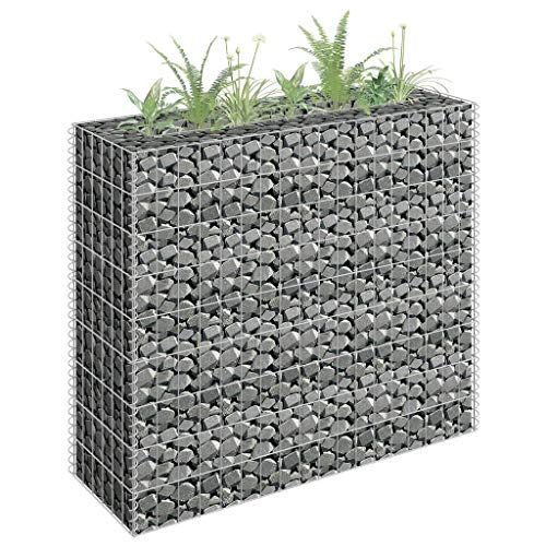 Keyroto Gabionen Gabionen Hochbeet Gabionenwand Gabionen Hochbeet Rechteckig Verzinkter Stahl 90×30×90 cm Keyroto Gabionen Gabionen Hochbeet Gabionenwand Gabionen Hochbeet Rechteckig Verzinkter Stahl 90×30×90 cm von Keyroto