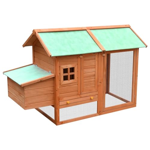 Keyroto Hühnerhaus Hühnerstall Winterfest Hühnerkäfig Massivholz 170x81x110 cm Kiefernholz & Tannenholz Keyroto Hühnerhaus Hühnerstall Winterfest Hühnerkäfig Massivholz 170x81x110 cm Kiefernholz & Tannenholz von Keyroto