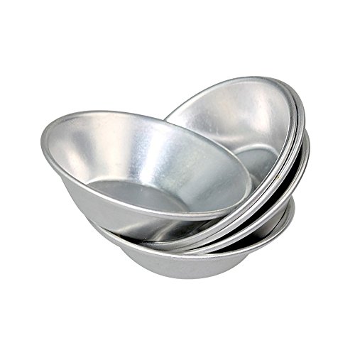 Keysui 24 eloxierten Aluminium-Ei Tart Cupcake Kuchen Cookie Form Puddingform Backen Werkzeug von Keysui