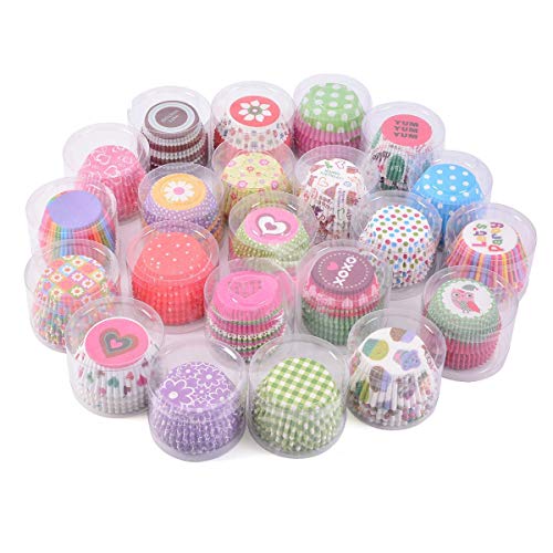 Keysui Cupcake Muffinform Papierforrmchen Fest Papier Muffin Cup 1000Stueck von Keysui