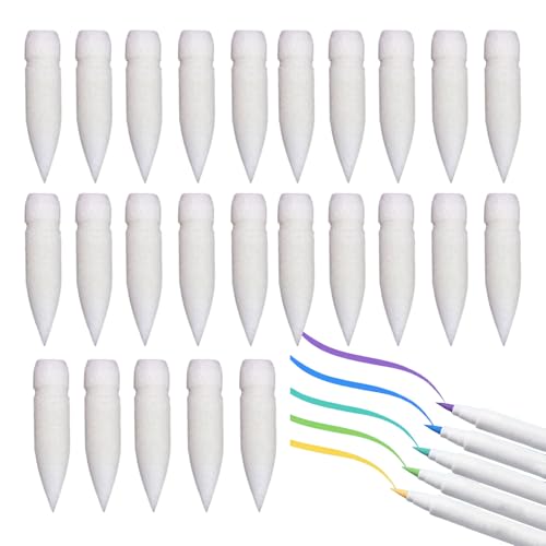 Keyubria Acryl-Marker Ersatzspitzen - Set Mit 25 Stück Nylon Marker Nachfüllspitzen - Verschleißfestes Malset Für Graffiti-& Studenten von Keyubria