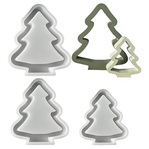 Keyubria Christmas Forms | Tannenbaum Harz Gießformen Silikon,Three Piece Set For Festive Crafts With Soap Wax Home Art Projects Party Decorations Keyubria Christmas Forms | Tannenbaum Harz Gießformen Silikon,Three Piece Set For Festive Crafts With Soap Wax Home Art Projects Party Decorations von Keyubria