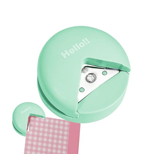 Keyubria Eckenschneider Rundenschneider Für Ecken | Eckenschneider Locher | Taschenformat Präzisions Multischneider Für Journaling Karten Basteln Heimdekoration von Keyubria