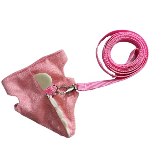 Keyubria Fretti Geschirr | Einstellbares Geschirr mit Leine für Kleintiere,Für Kleintiere Beim Spazieren Fotografie Fest Niedlich Bequem Frettchen von Keyubria