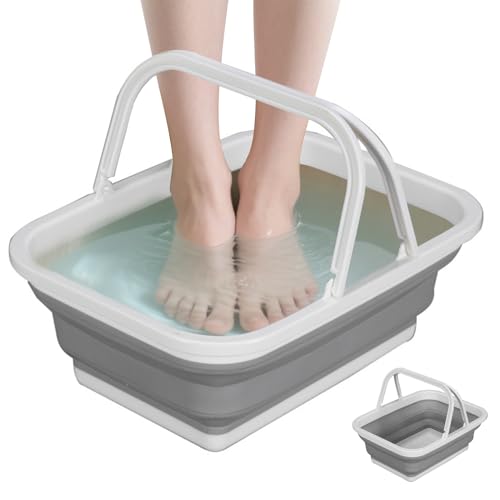 Keyubria Fußbadewanne Für Pool - Fußreiniger Für Pool - Faltbarer Eimer Zum Waschen Der Füße Im Außenbereich von Keyubria