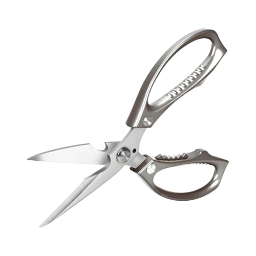 Keyubria Küchenschere Robust Edelstahl | Küchen Schneideschere,Ergonomisches Kochwerkzeug Für Köche Hobbyköche Lebensmittelzubereitung Geflügel Haushalt von Keyubria