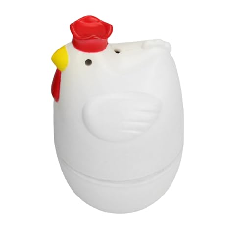 Keyubria Pochierter Eiermacher, Mikrowellen -Eierwilderer | Einer Eierwilderer | Tragbarer Hühnerform -Non -Stick -Küche mikrowavierbarer Schnelldampfer zum Frühstück Kochen Omelette Kartoffel von Keyubria