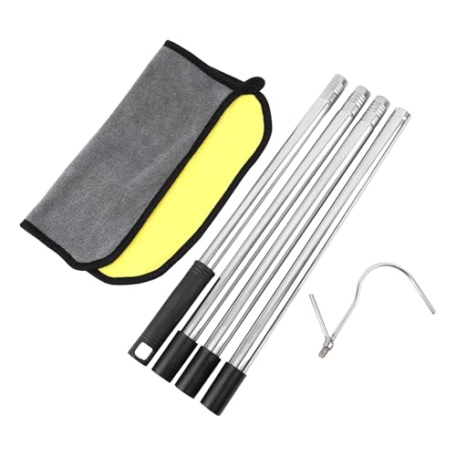 Keyubria Pool Skimmer Haken - Ergonomischer Poolreiniger Haken - Abnehmbares Siebkorb Werkzeug Für Terrasse, Garten Und Außenbereich von Keyubria