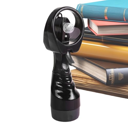 Keyubria Tragbarer Handventilator mit Wassernebel | USB Aufladbarer Mini Lüfter Elektrischer Hand Ventilator mit 300ml Wassertank | kleiners Ventilator für Büro, Reise und Camping Keyubria Tragbarer Handventilator mit Wassernebel | USB Aufladbarer Mini Lüfter Elektrischer Hand Ventilator mit 300ml Wassertank | kleiners Ventilator für Büro, Reise und Camping von Keyubria