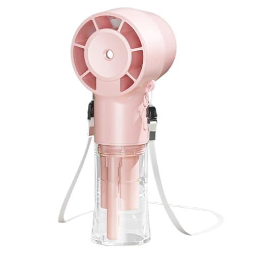 Keyubria Tragbarer Wasser Ventilator | 12000 U/min Leiser Sprühnebel Lüfter | Handheld Leiser Kühlmister 1200mAh Bei Für Garten Pool Wandern Sport Camping von Keyubria