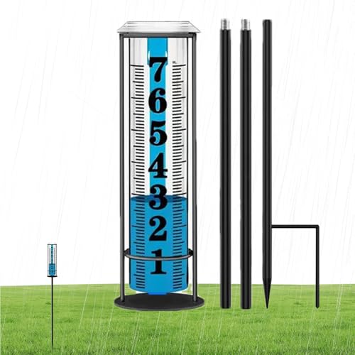 Keyubria Wetter Regenmesser - Regenmesser Mit Erdspieß | Regenmessgerät Für Garten Terrasse Rasen Pflanzenbeet von Keyubria