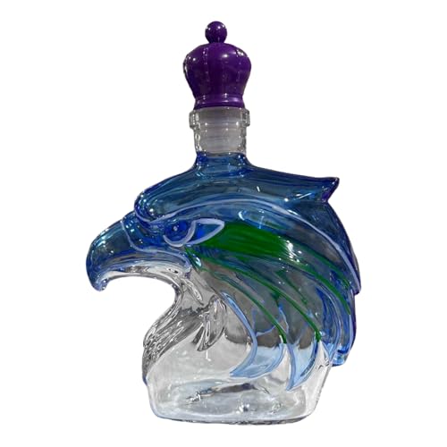 Keyubria Whiskey Bottle - Glasflaschen In Adlerform | Leeres Gefäß Für Feste Gesellschaft Feiern Geschenkidee Dekoration von Keyubria