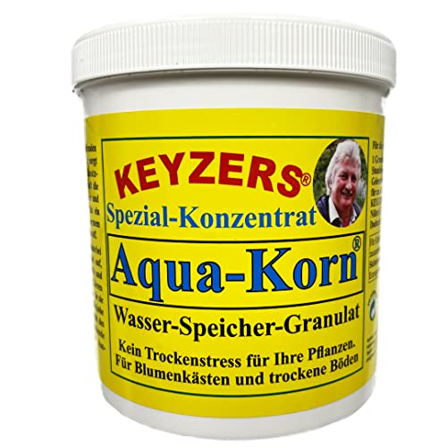 Keyzers Aqua-Korn 290g - Wasserspeicher Granulat für Blumenkästen und trockene Böden von Keyzers