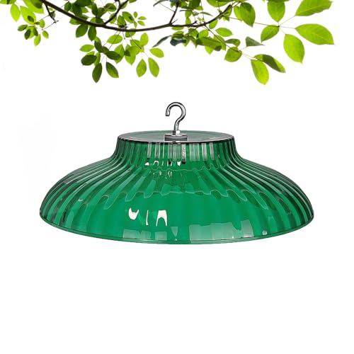 Eichhörnchenschutz mit Haken – Eichhörnchen-Leitblech, Eichhörnchenschild Vogelfutterkegel | Eichhörnchensicher Vogelfutterstation für Kolibri, Eichhörnchenschutz für Vogelfutterstation von Kezvmhy