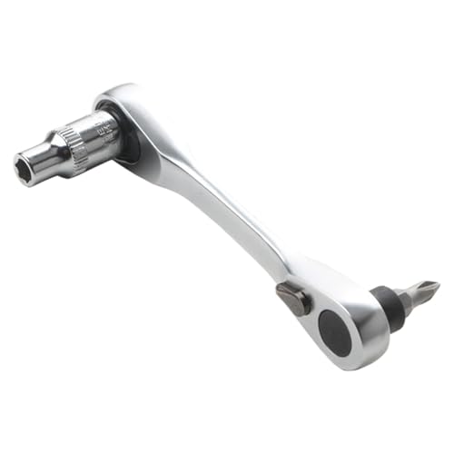 Kezvmhy 1/10.2 cm Bit-Ratsche - 1/4 Drehknarre - Doppelkopf kleiner Griff Ratsche, Winkelschraubendreher, Verlängerter Bithalter, Praktisches Zubehörwerkzeug, Antriebsbuchse für enge Räume Kezvmhy 1/10.2 cm Bit-Ratsche - 1/4 Drehknarre - Doppelkopf kleiner Griff Ratsche, Winkelschraubendreher, Verlängerter Bithalter, Praktisches Zubehörwerkzeug, Antriebsbuchse für enge Räume von Kezvmhy