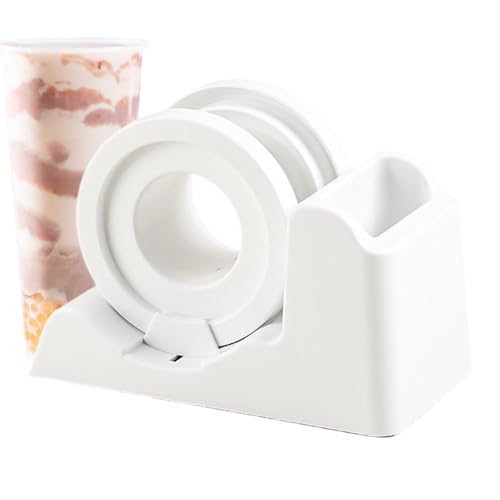 Kezvmhy Aufkleberrollenspender – langlebiges Material, Etikettendruckerständer, Getränkeversiegelungsbecher, Milchtee-Flasche, Zubehör, Werkzeugbasis für den Heimgebrauch, Flaschendose, braune Tasse Kezvmhy Aufkleberrollenspender – langlebiges Material, Etikettendruckerständer, Getränkeversiegelungsbecher, Milchtee-Flasche, Zubehör, Werkzeugbasis für den Heimgebrauch, Flaschendose, braune Tasse von Kezvmhy