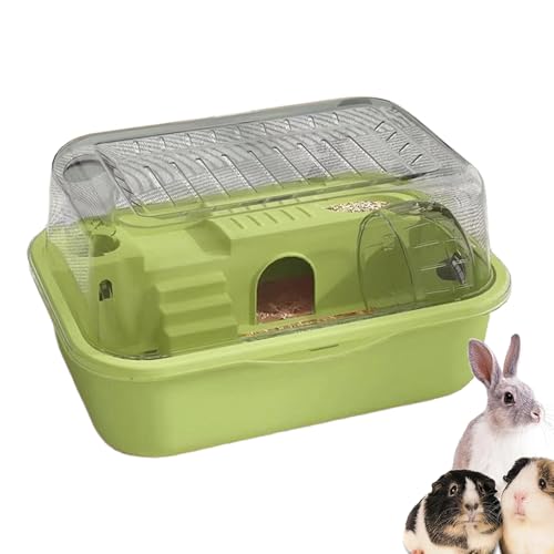 Kezvmhy Hamsterkäfig | Doppelstöckiger Haustier-Hamster-Habitat | Jerbill Chinchilla kompatibel, ruhiger Lebensraum mit rollendem Auto für Wohnzimmer, Schlafsaal, Schlafzimmer, Spielruhe Kezvmhy Hamsterkäfig | Doppelstöckiger Haustier-Hamster-Habitat | Jerbill Chinchilla kompatibel, ruhiger Lebensraum mit rollendem Auto für Wohnzimmer, Schlafsaal, Schlafzimmer, Spielruhe von Kezvmhy